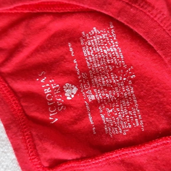 2014 VS "Kiss Me Goodnight" Red & Black Plaid Tank Shorts Sleep Set - Picture 2 of 11